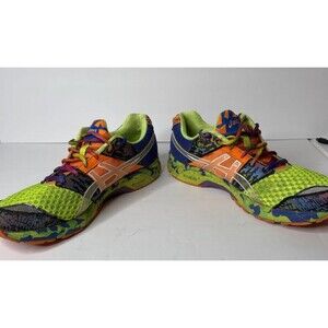 ASICS Gel Noosa Tri8 Mens T306N‎ Multicolor Neon Size 11 Running Shoes